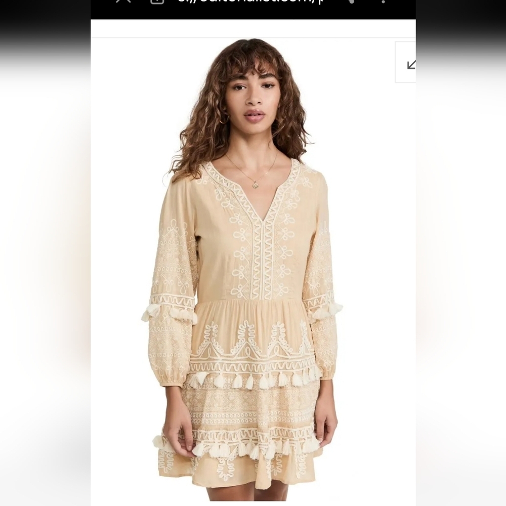 Roller Rabbit Boho Ruffle Dress Cottagecore Fairy Western Prairie